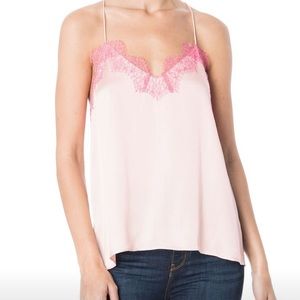 Cami NYC Charmeuse Racer Tank Camisole